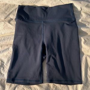 Navy Blue Fabletics Biker Shorts NWT